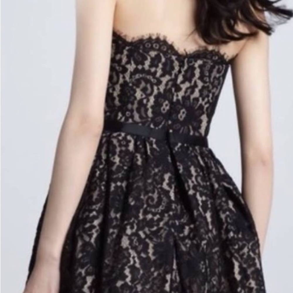 Robert Rodrigues Neiman Marcus Black Lace Dress